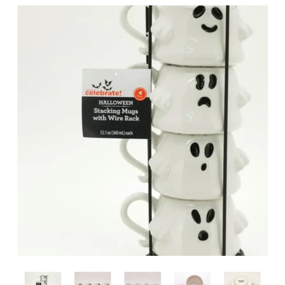 ISO WALMART STACKING GHOST MUGS